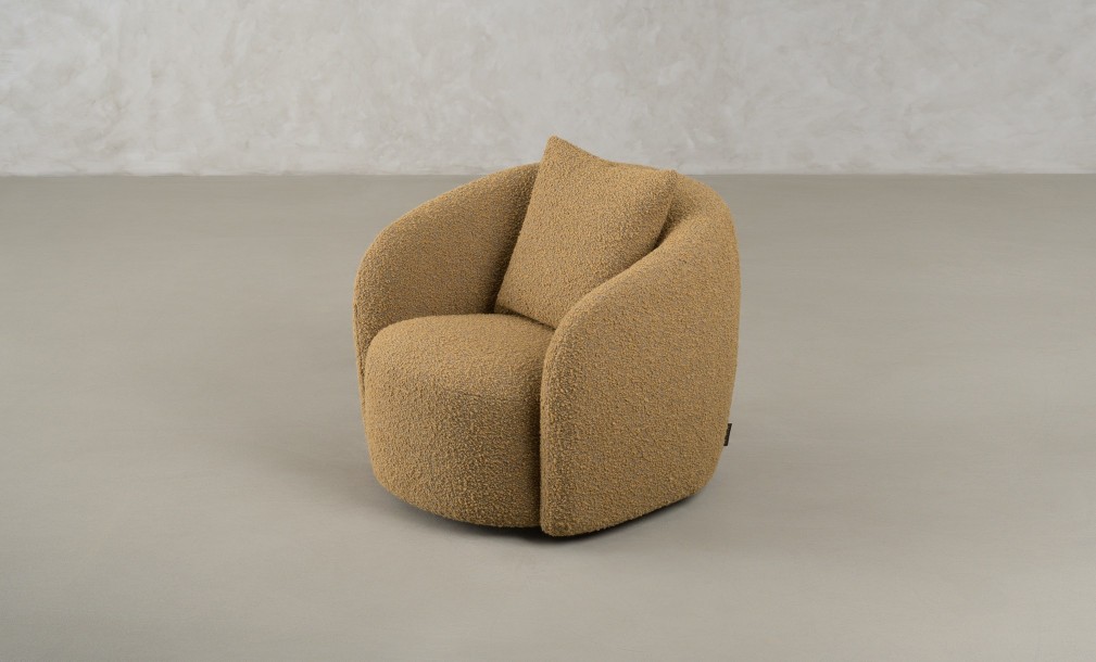 Sonora Swivel Armchair (fabric H25310-4A)