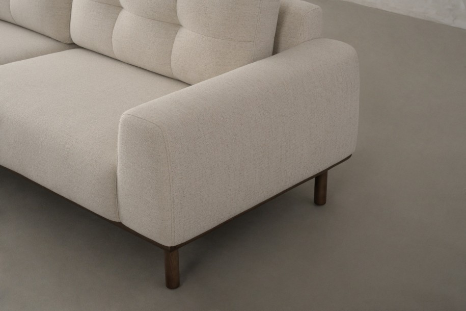 Travis 2-Seater Straight Sofa (fabric DFC1A)