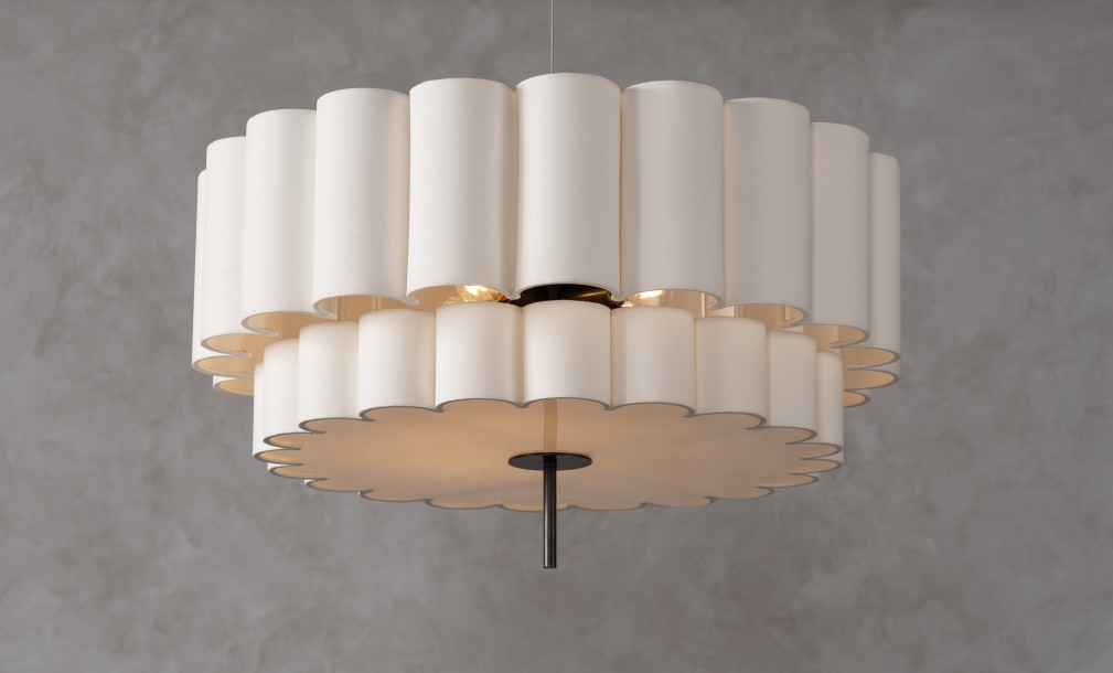 Celine Large White Pendant Lamp