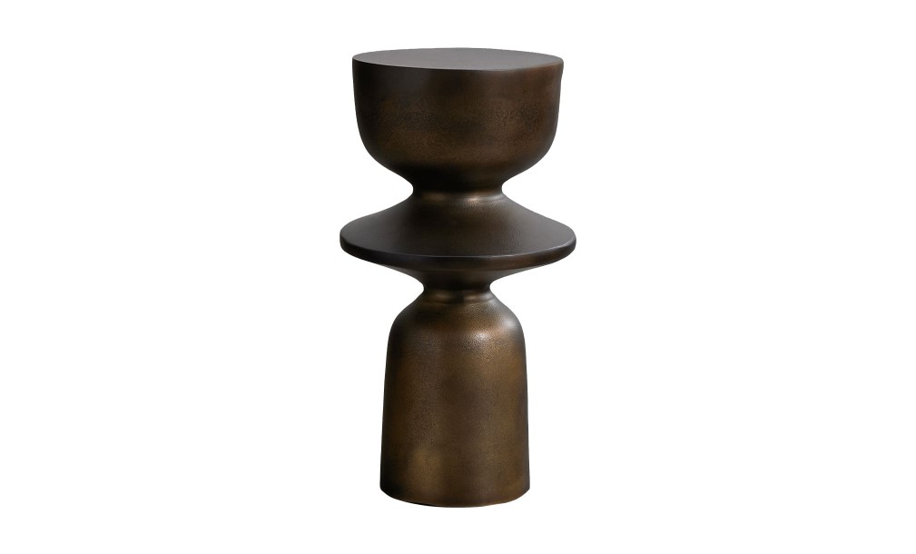 Ion Side Table Bronze Finish