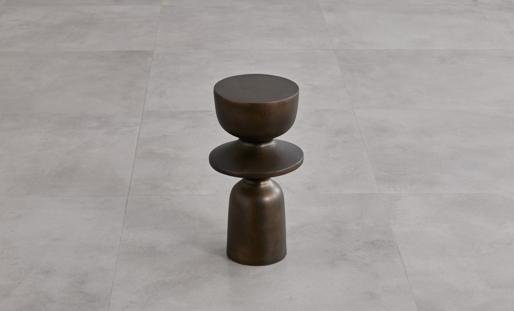 Ion Side Table Bronze Finish