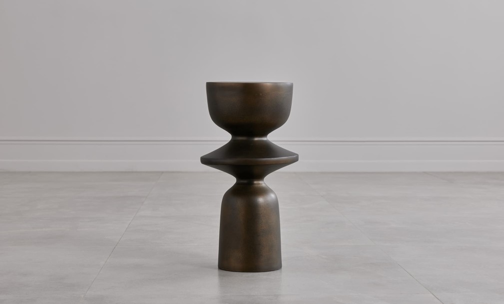Ion Side Table Bronze Finish