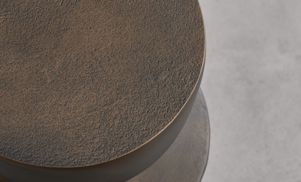 Ion Side Table Bronze Finish