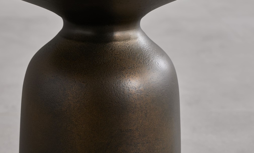 Ion Side Table Bronze Finish