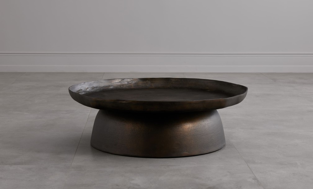 Chara Coffee Table Bronze Finish