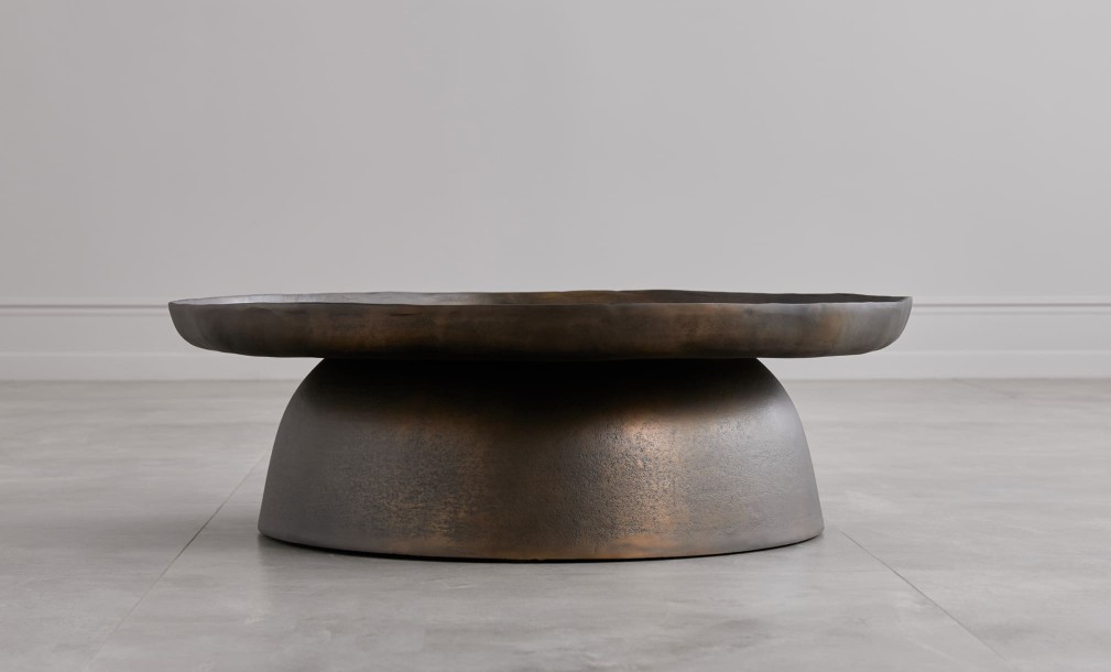 Chara Coffee Table Bronze Finish