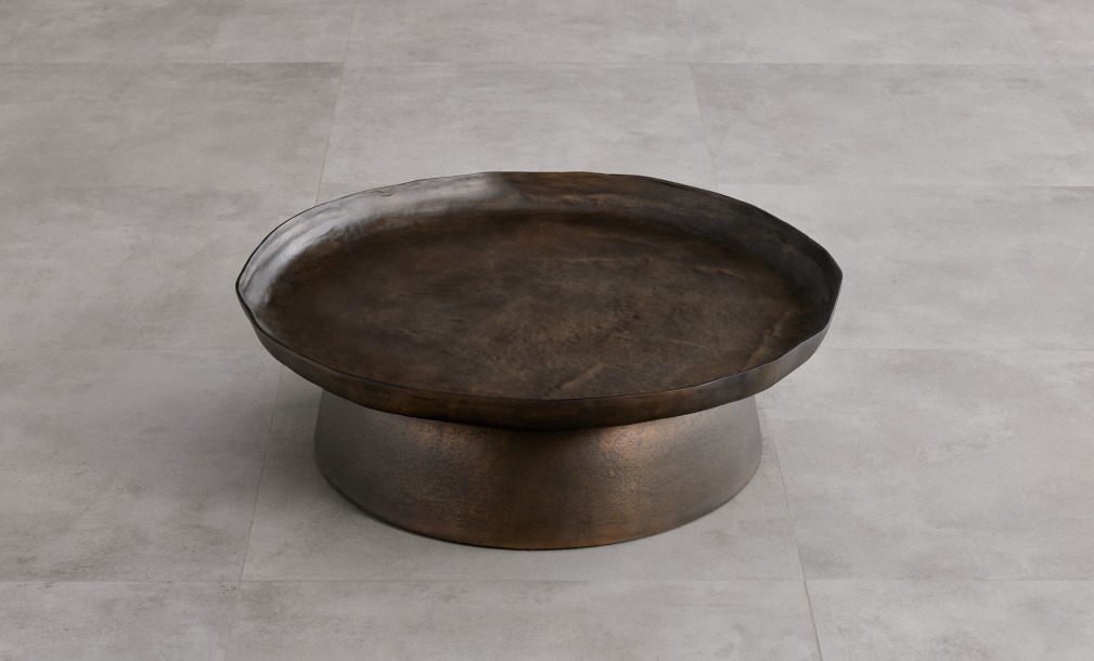 Chara Coffee Table Bronze Finish