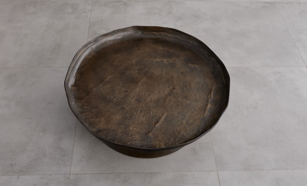 Chara Coffee Table Bronze Finish