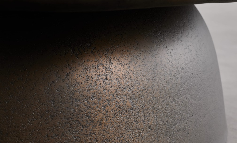 Chara Coffee Table Bronze Finish