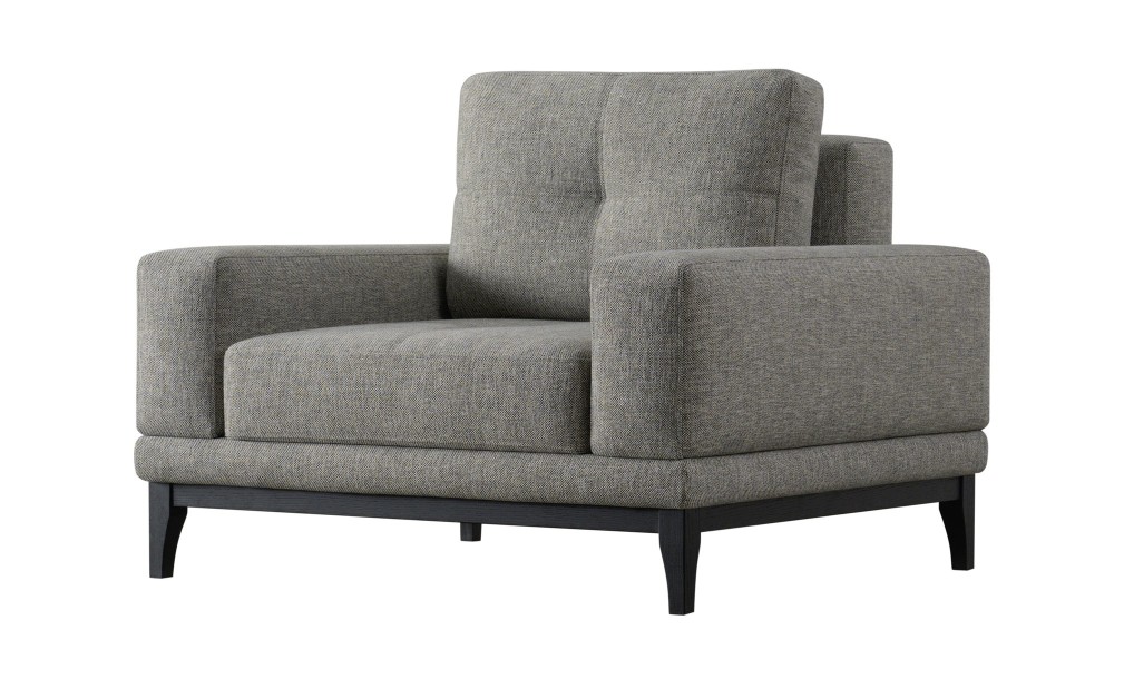 Foster Armchair with Black Oak Legs - Cosmic B 2141-18