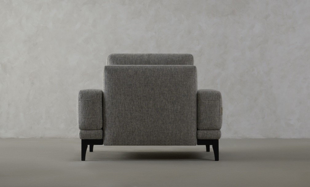 Foster Armchair with Black Oak Legs - Cosmic B 2141-18