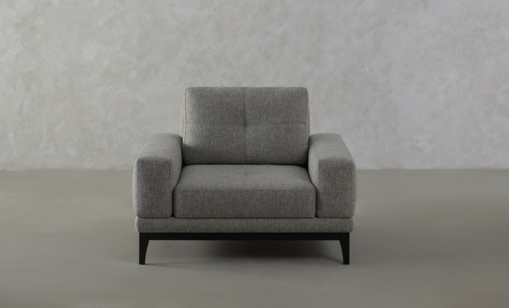 Foster Armchair with Black Oak Legs - Cosmic B 2141-18