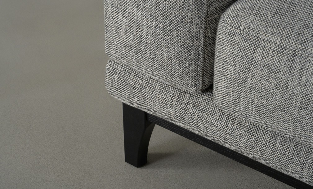 Foster Armchair with Black Oak Legs - Cosmic B 2141-18