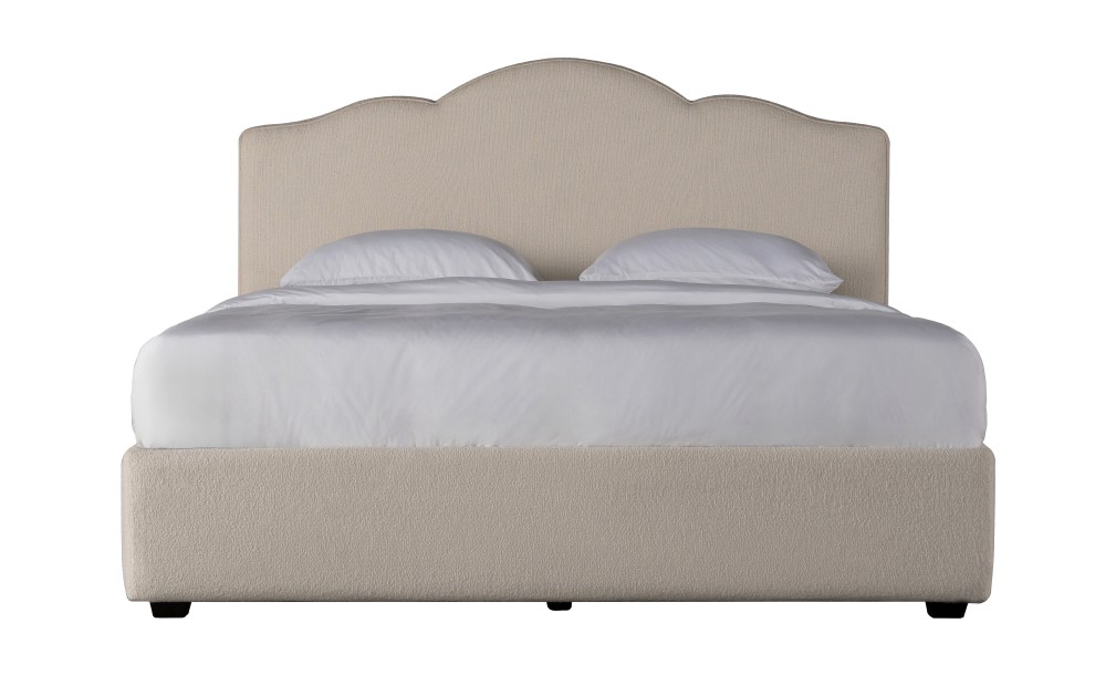 Sanderlight Bed 200x200 cm (Fabric: SOFT ROCK 102 MUSLIN (Cat. 3))