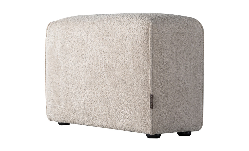 Claive Armrest Pouf (Fly102 fabric)