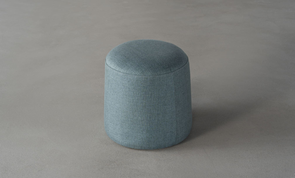 Terry Pouf turquoise Color (DK11 fabric)