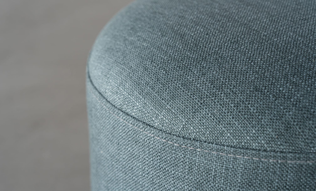 Terry Pouf turquoise Color (DK11 fabric)