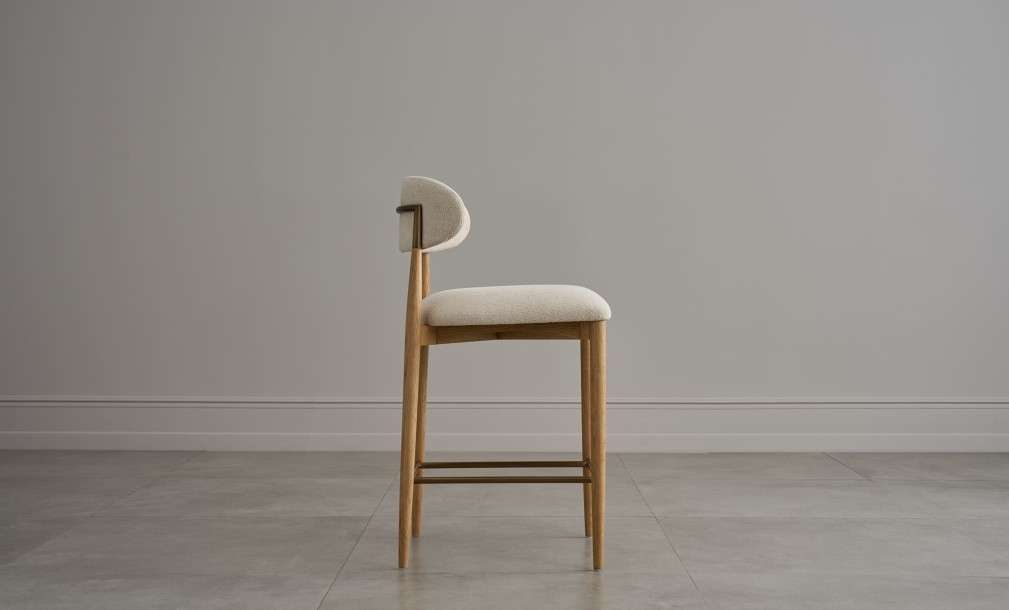 Bradley Counter Stool Natural Oak (Cushing Snow)