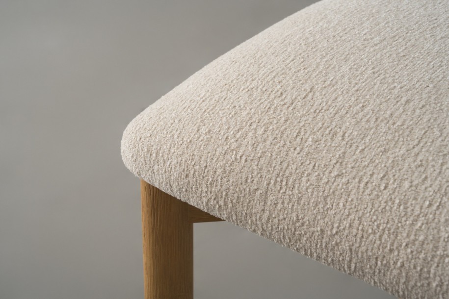 Bradley Bar Stool Natural Oak (Cushing Snow)