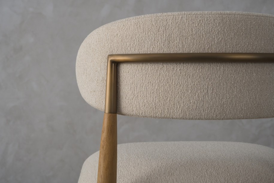 Bradley Bar Stool Natural Oak (Cushing Snow)