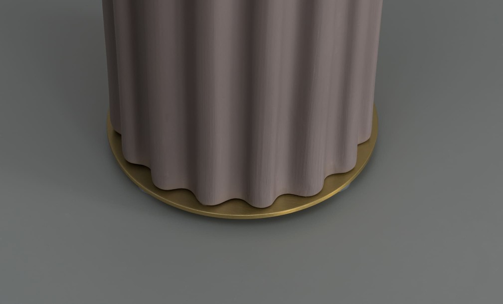 Sonica Table Lamp Vintage Brown/Matt Brass