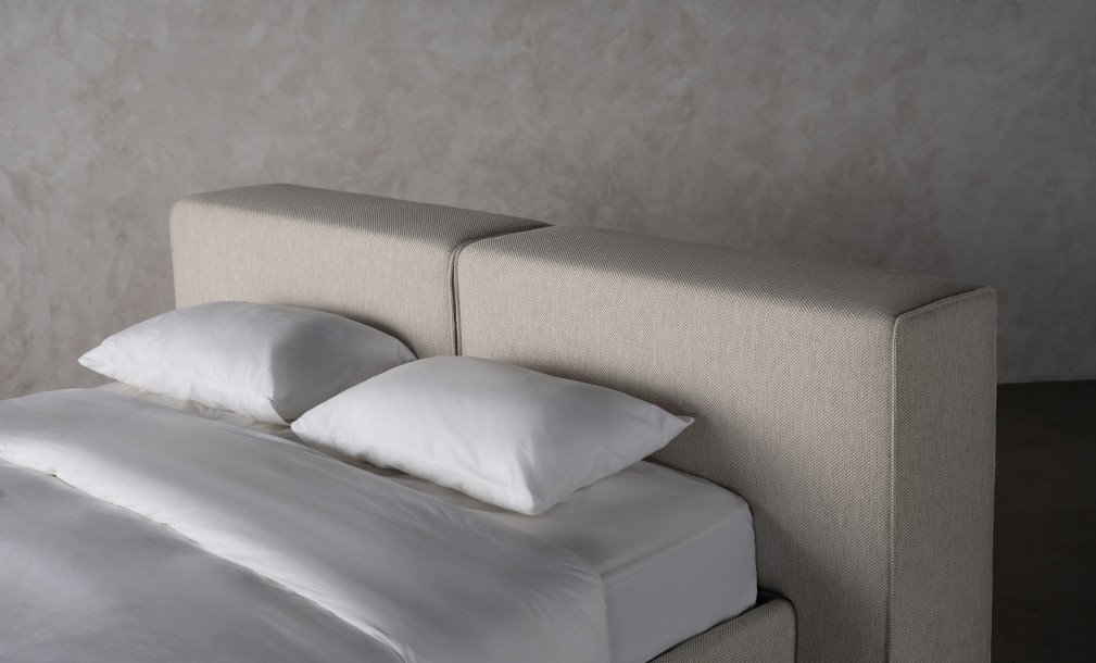 Double Bed 180x200 cm with Storage (Fabric: Corso col.06)