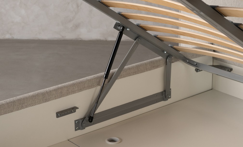 Double Bed 180x200 cm with Storage (Fabric: Corso col.06)