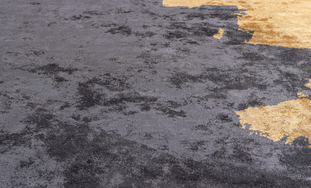 Vulcano Charcoal/Mustard Carpet 160x230 cm