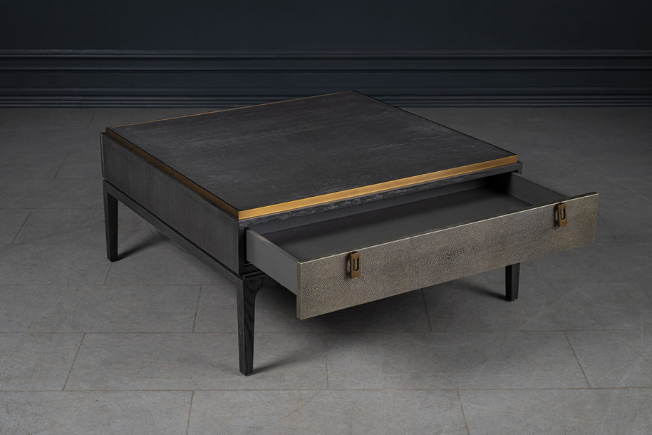 Glamour Coffee Table with 2 Drawers