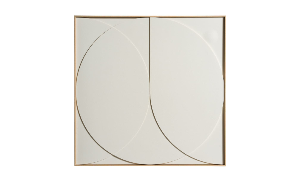 Circle bas-relief Wall art