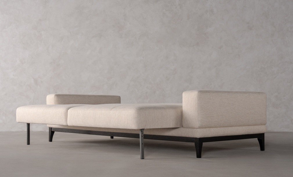 Foster Sofa Bed with Black Oak Legs (Cosmic 21540-04)