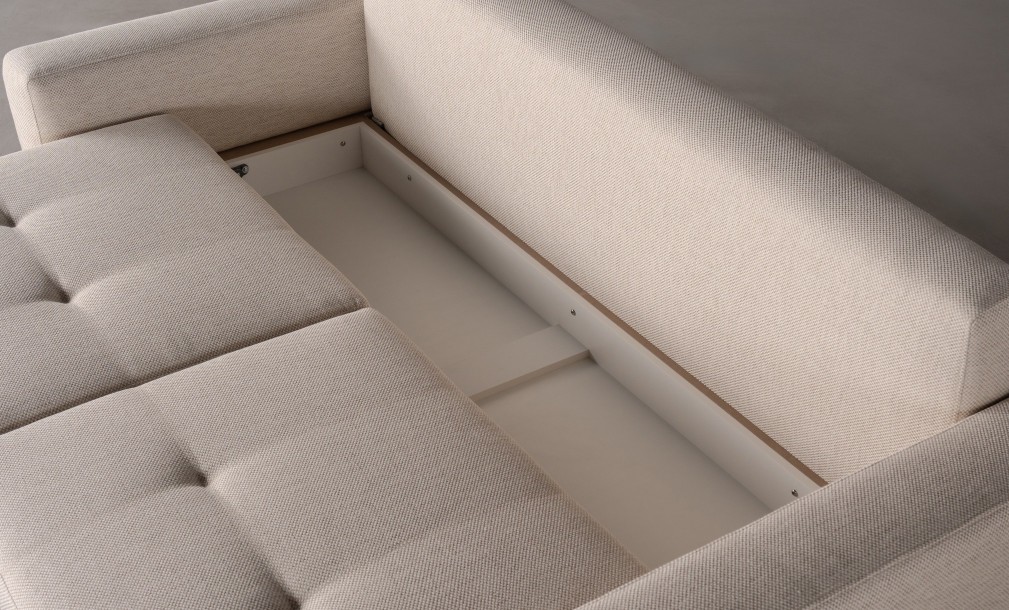 Foster Sofa Bed with Black Oak Legs (Cosmic 21540-04)