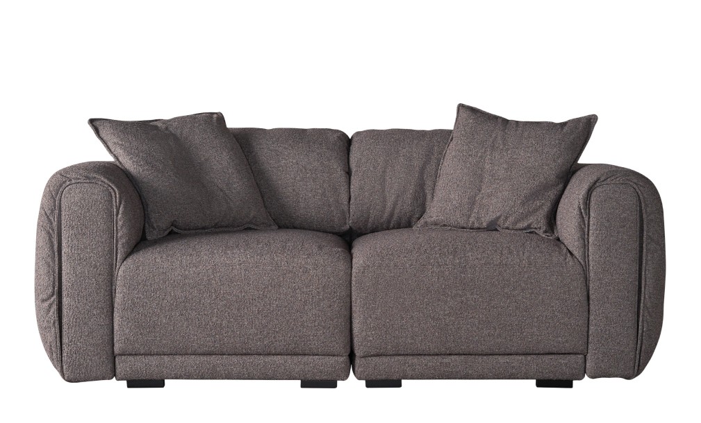 Nuvola 2-seater Straight Sofa (Fabric: FIORD PLAIN col.106 (Cat. 3))