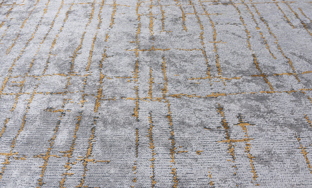 Lines Mustard Carpet 240x340 cm