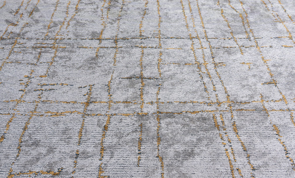 Lines Mustard Carpet 240x340 cm