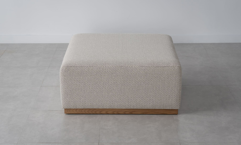 Square Ottoman (Fabric A1417 Color 4C)