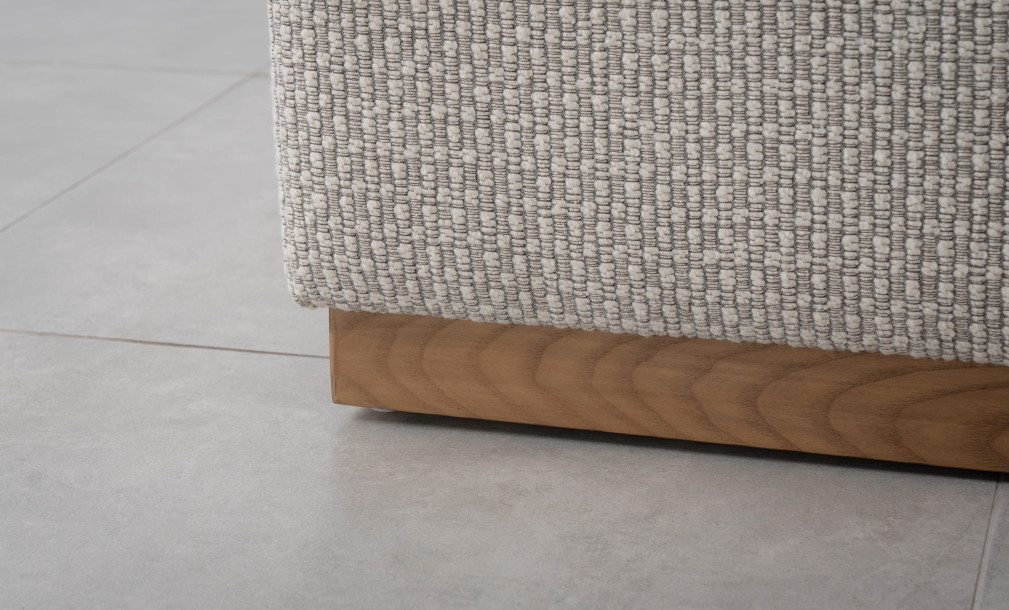 Square Ottoman (Fabric A1417 Color 4C)