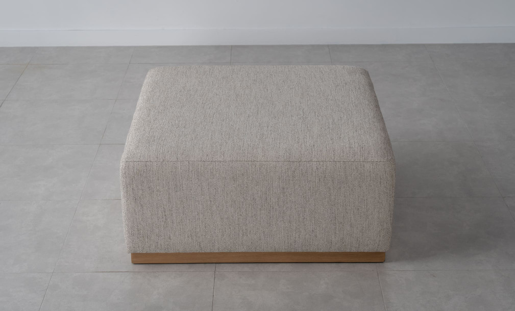 Square Ottoman (Fabric A3063 Color 3A)