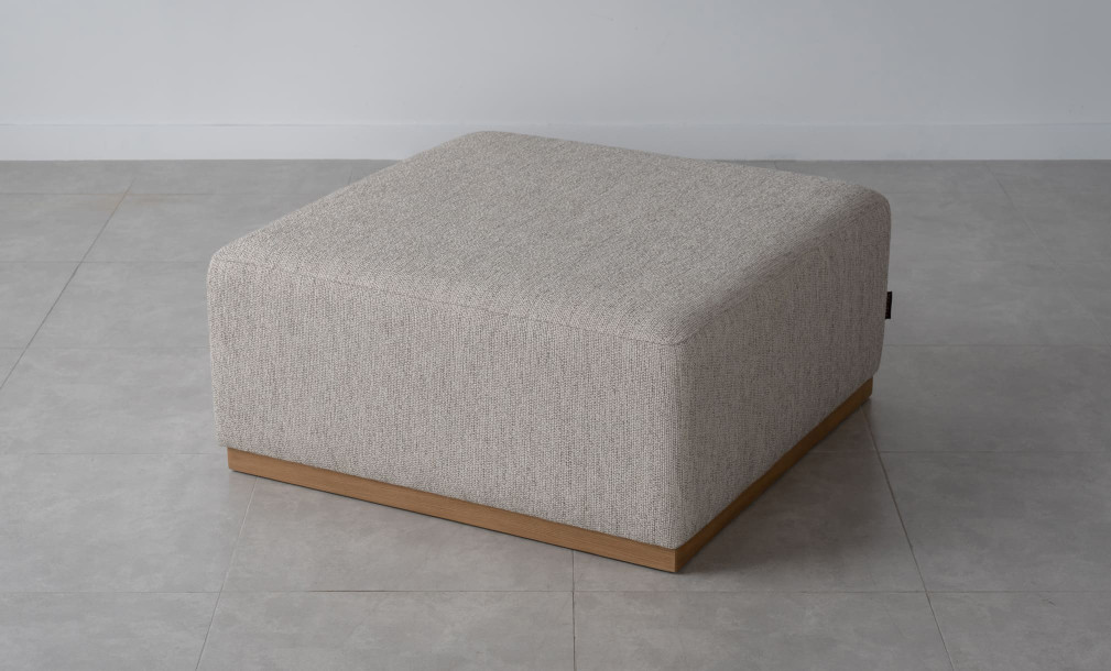 Square Ottoman (Fabric A3063 Color 3A)