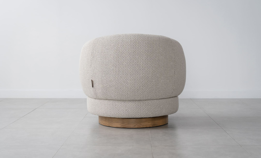 Bonnie Swivel Armchair (Fabric A1417 Color 4C)