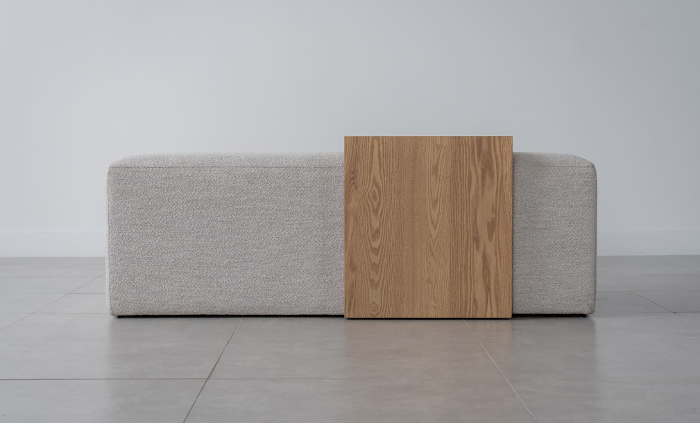 Aubern Coffee Ottoman (Fabric A3196, Color 1A)