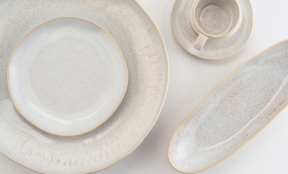 Eivissa Oval Platter Sand Beige 33 cm