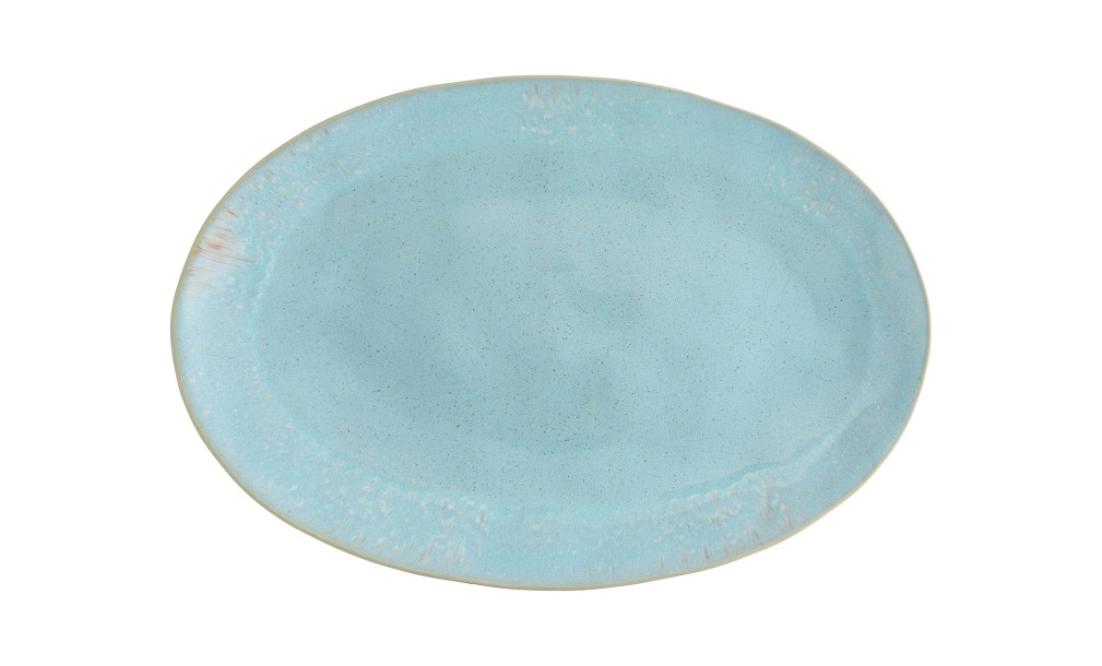 Eivissa Oval Platter sea blue 45 cm