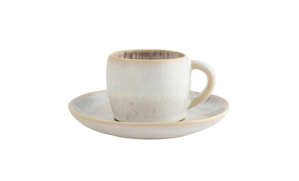 Eivissa Coffee Cup and Saucer Sand Beige 70 ml