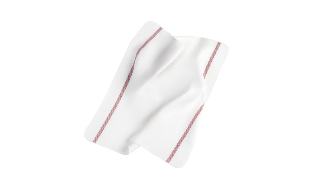 Carolina Napkin White Red