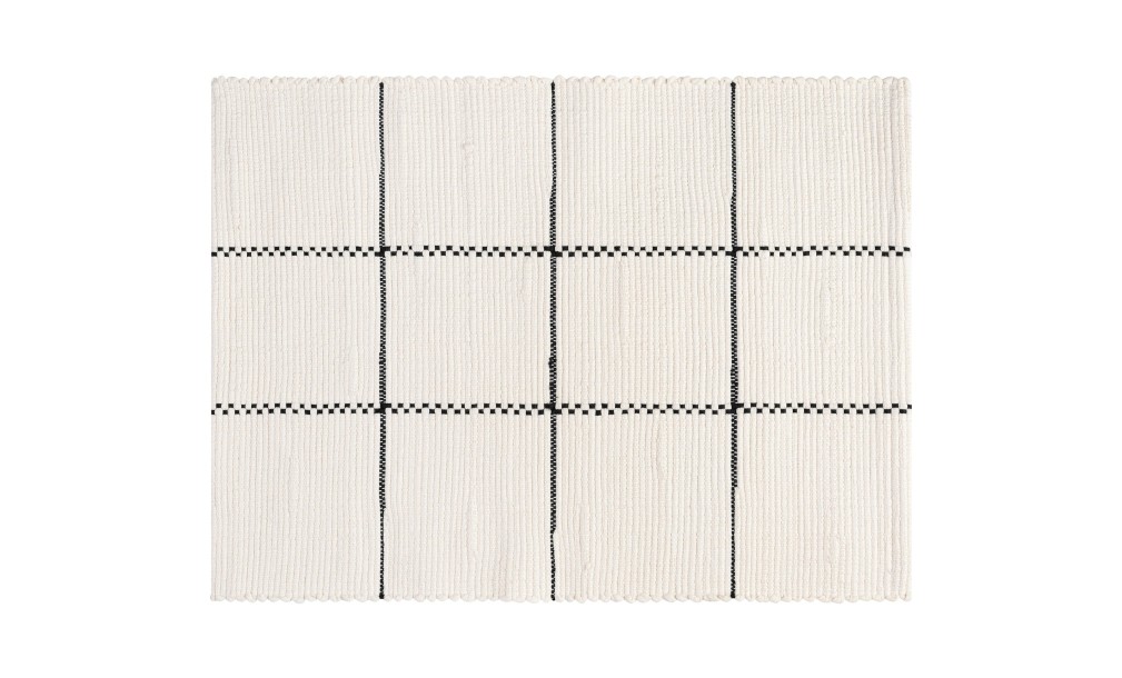 Joana Placemat White-Black