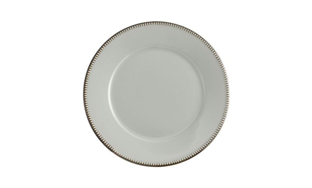 Luzia Round Dinner Plate dove gray 28,2 cm