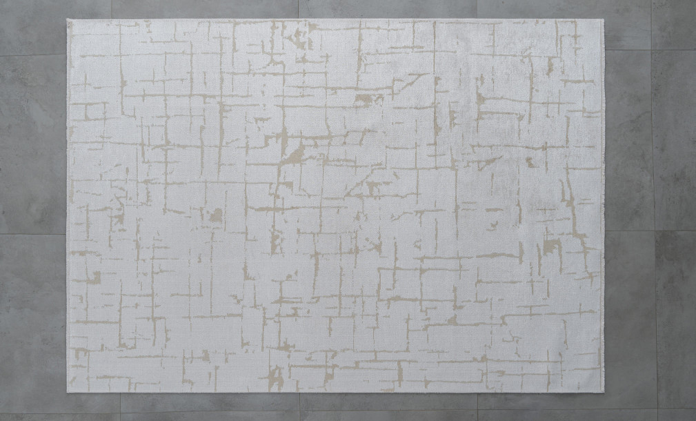 Tile Beige Carpet 240x340 cm