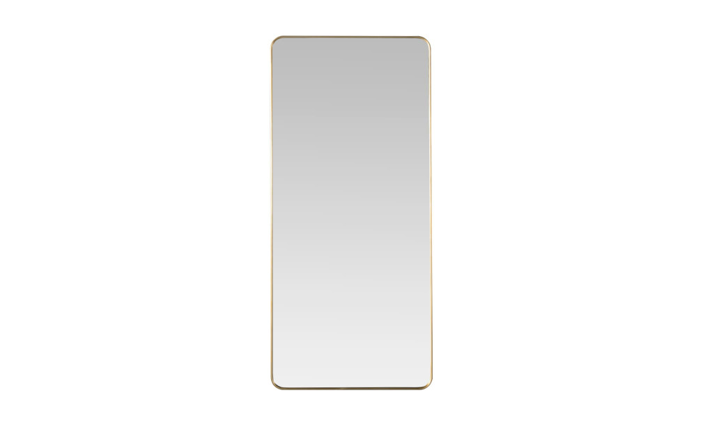 Walker Mirror Brass Finish L