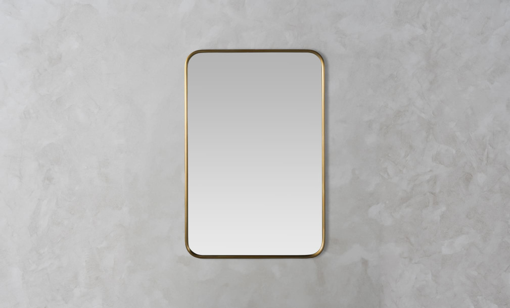 Walker Mirror Brass Finish M